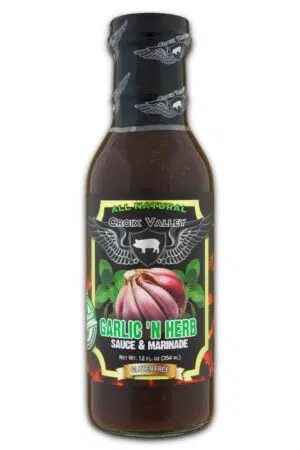 croix valley - garlic-herb-saus-marinade