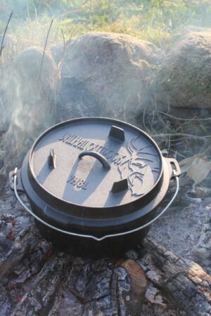 Dutch Oven 8L Valhal Outdoor - zonder pootjes - Afbeelding 3